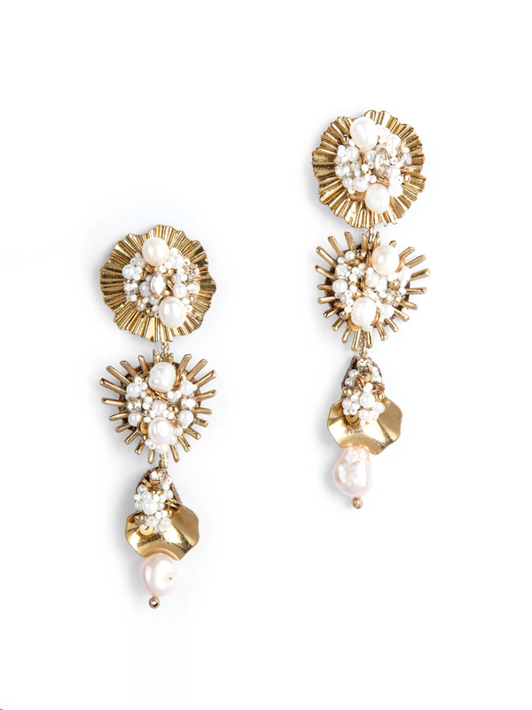 Deepa Gurnani - Carissa Earrings - Gold - Verdalina