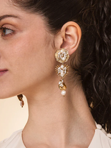 Deepa Gurnani - Carissa Earrings - Gold - Verdalina