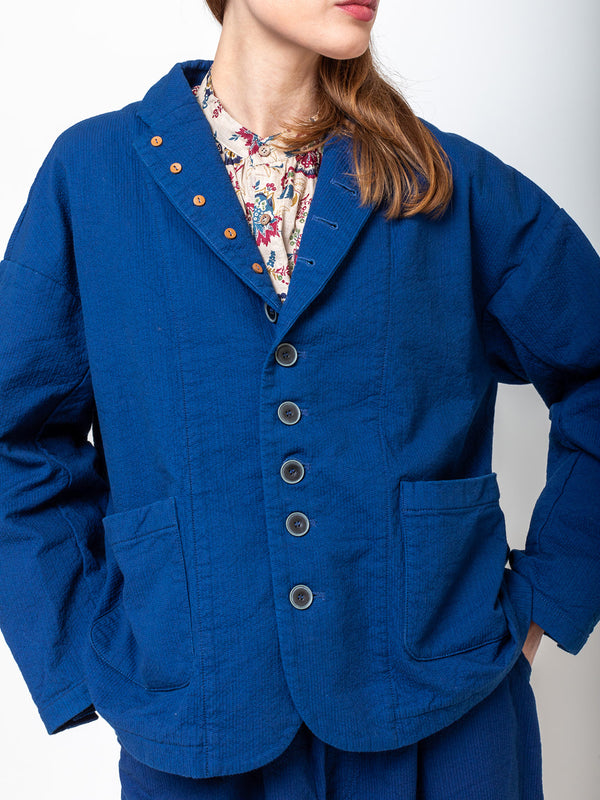 Ichi Antiquites - Sashiko Indigo Jacket - Verdalina