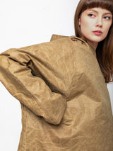 Kate Sheridan - Waxed Batwing Coat - Sand - Verdalina