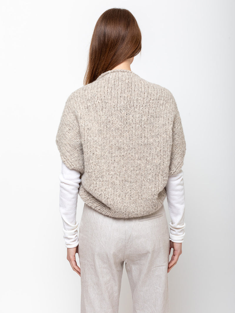 Lauren Manoogian - Handknit Shrug - Pebble - Verdalina