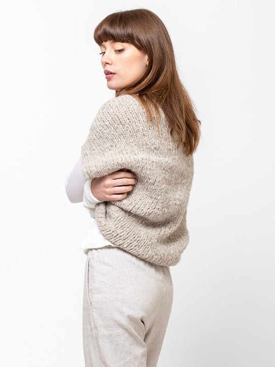 Lauren Manoogian - Handknit Shrug - Pebble - Verdalina