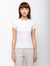 Lauren Manoogian - Super Fine Baby Tee - White - Verdalina