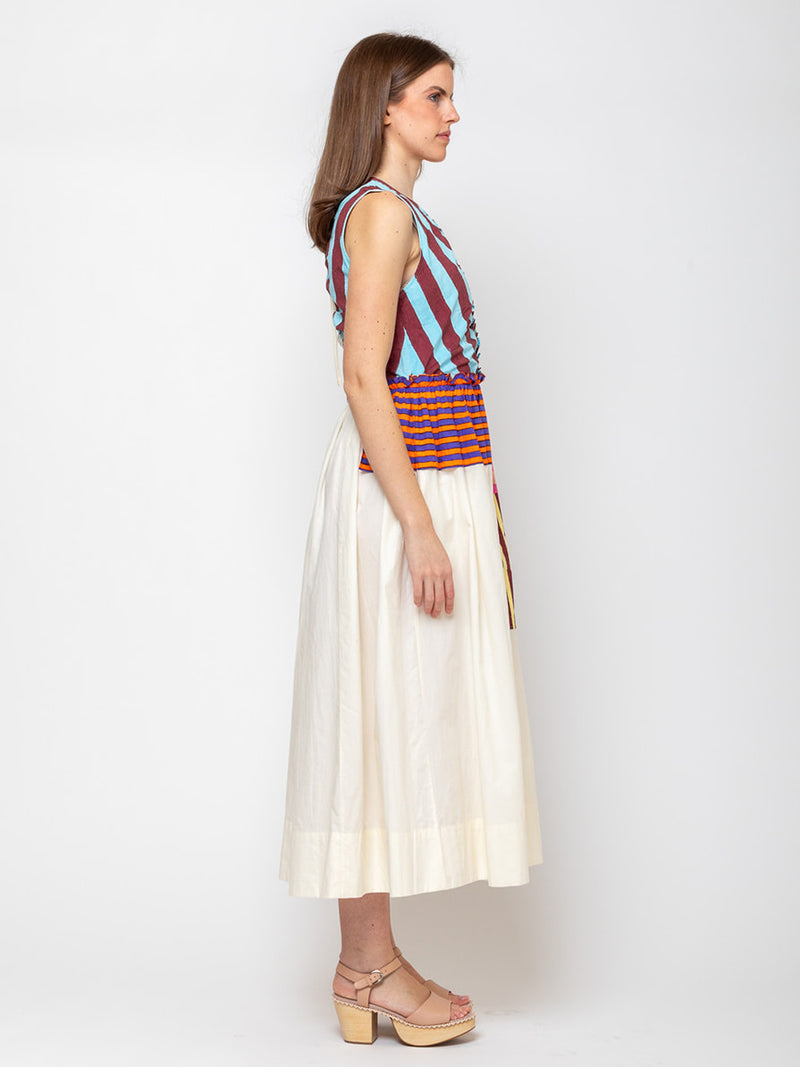 Mii Collections - Ilana Sleeveless Gathered Dress - Verdalina