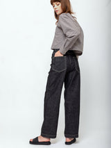 NICHOLSON & NICHOLSON - Wide Leg Jean - Black - Verdalina