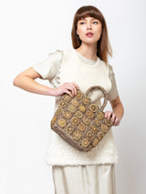 Sophie Digard - Raffia Tote - Thorn/Mead - Verdalina