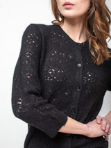 Allude - Lace Cashmere Cardigan - Verdalina