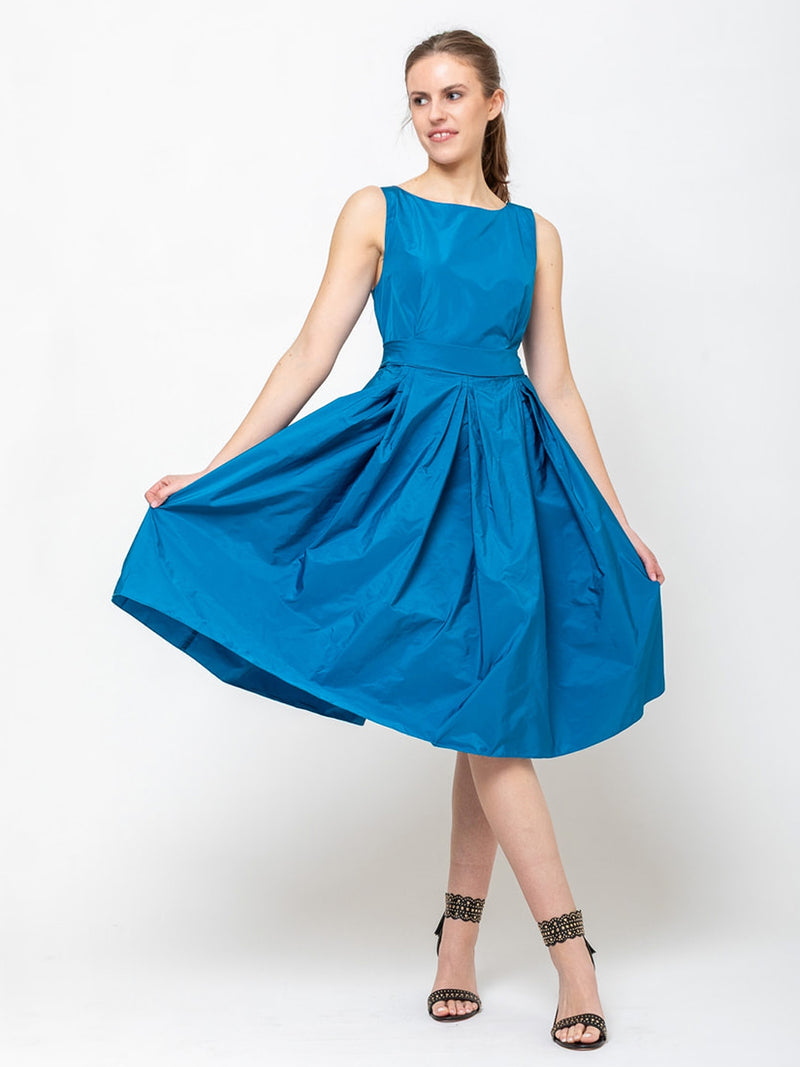 Susanne Bommer - 50's Dress - Deep Aqua - Verdalina