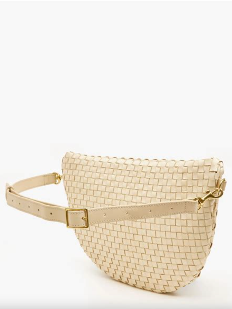 Clare V. - Grande Fanny - Woven Checker - Cream - Verdalina