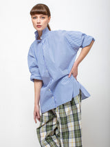 Gallego Desportes - Marie Shirt - Blue Stripe - Verdalina