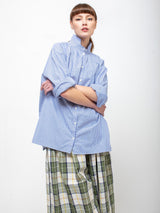 Gallego Desportes - Marie Shirt - Blue Stripe - Verdalina