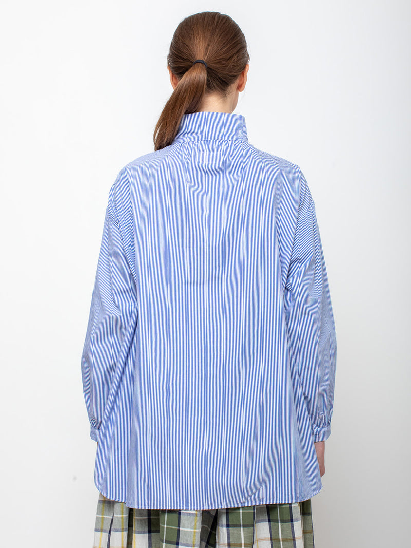 Gallego Desportes - Marie Shirt - Blue Stripe - Verdalina