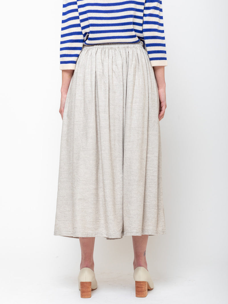 Ichi Antiquites - Yak Wool Skirt - Natural - Verdalina