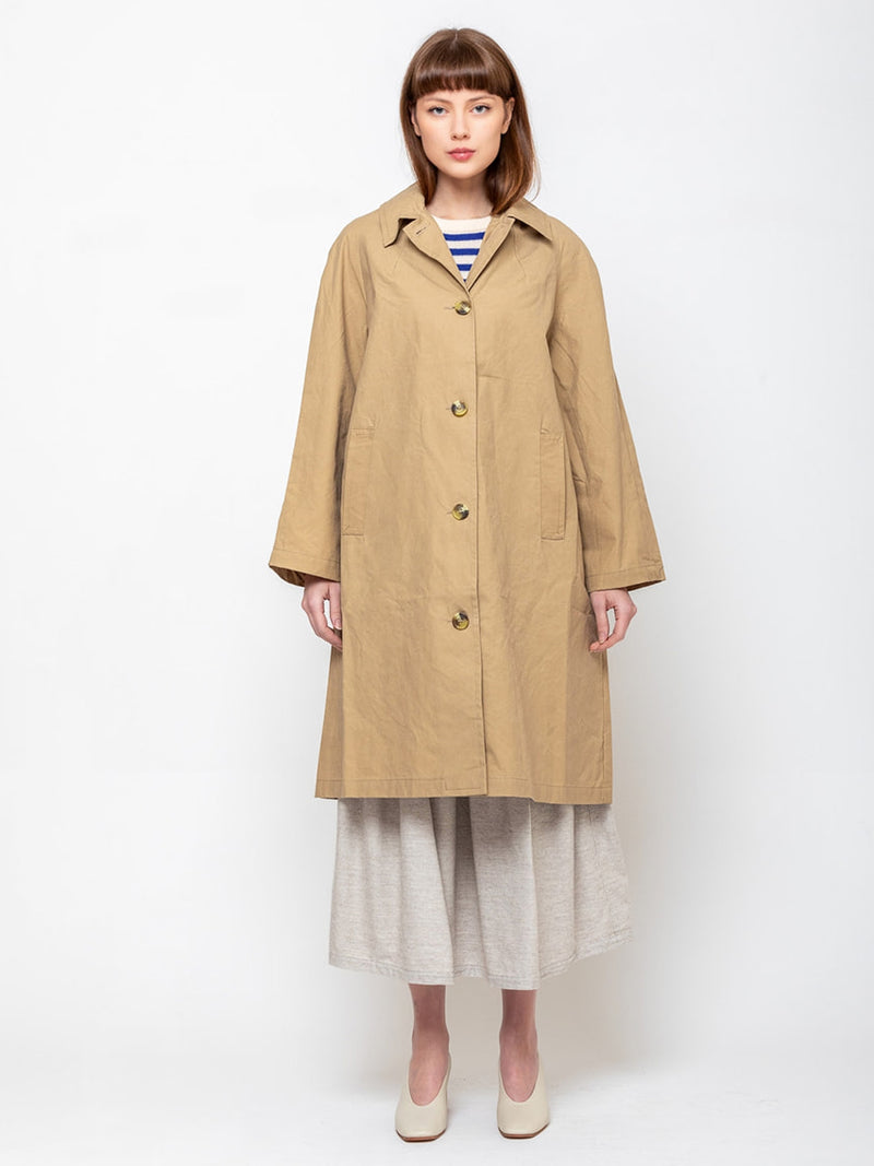 Kate Sheridan - Waxed Cotton Louis Coat - Verdalina