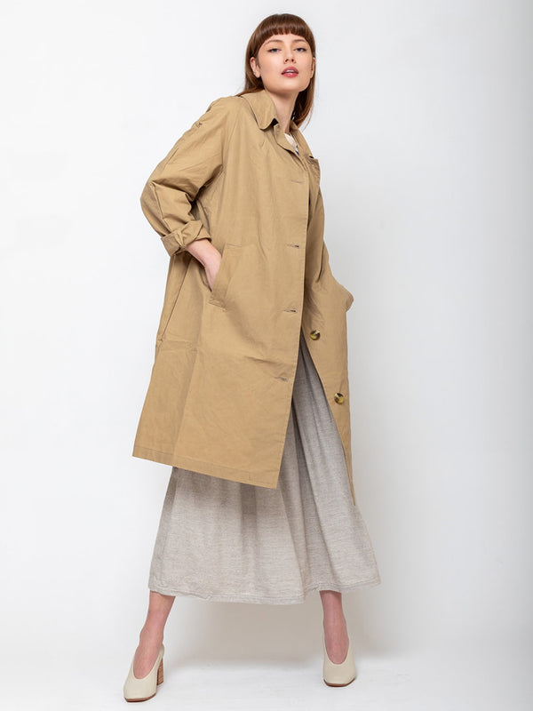 Kate Sheridan - Waxed Cotton Louis Coat - Verdalina