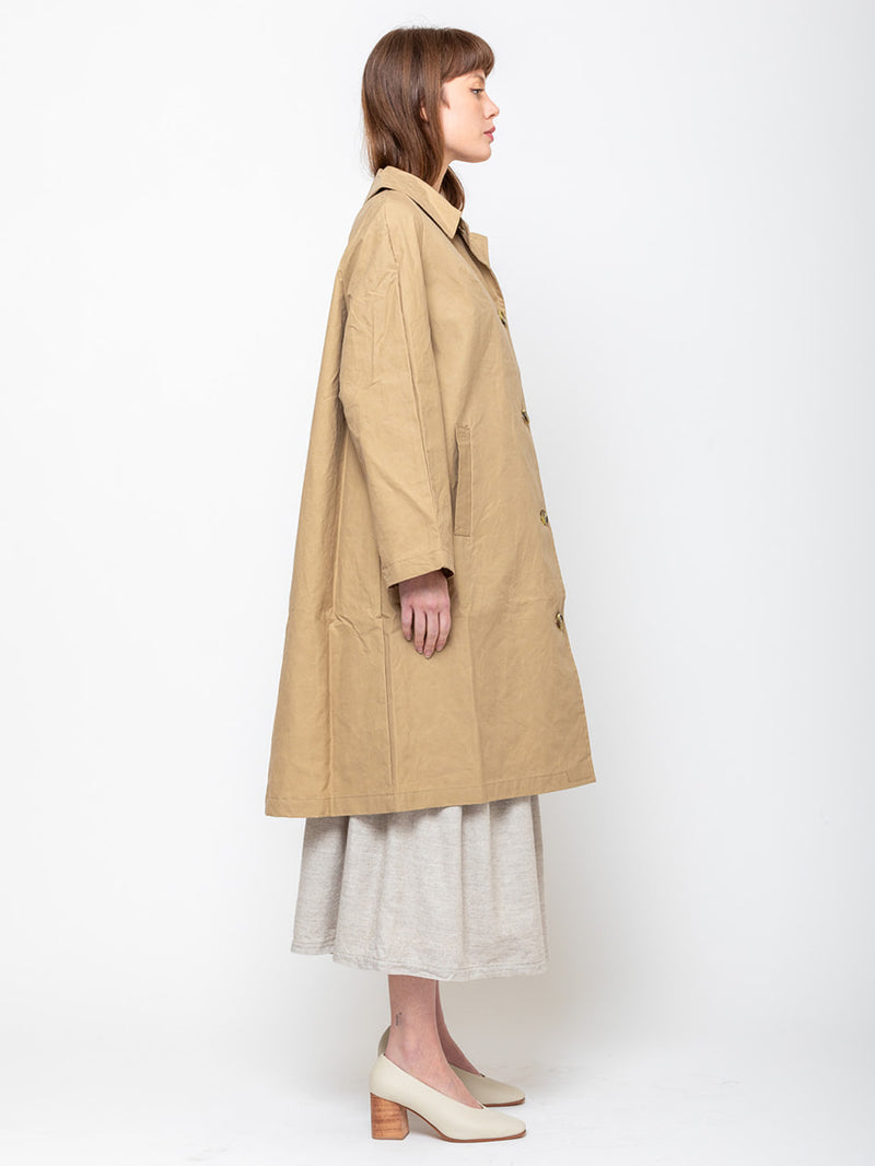 Kate Sheridan - Waxed Cotton Louis Coat - Verdalina