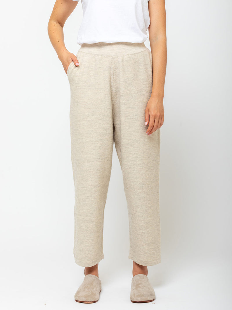 Lauren Manoogian - Fleece Trouser - Ecru - Verdalina