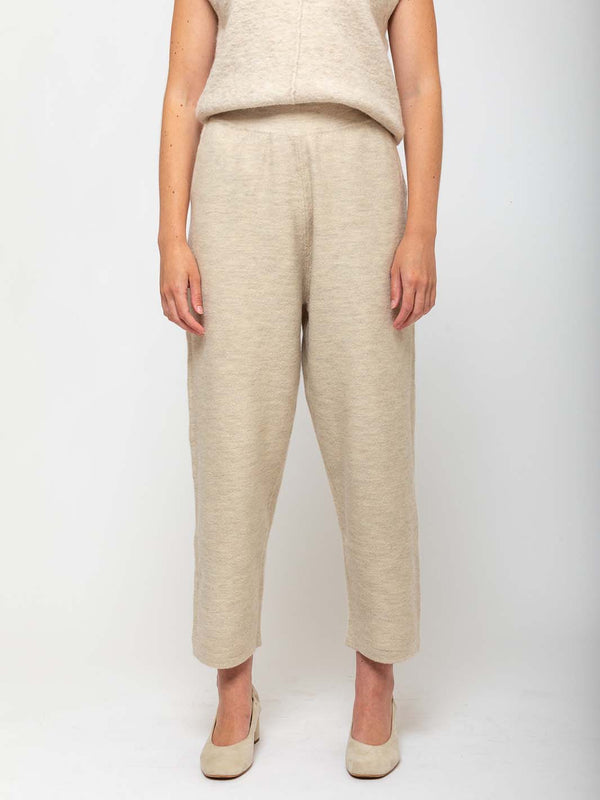 Lauren Manoogian - Fleece Trouser - Ecru - Verdalina