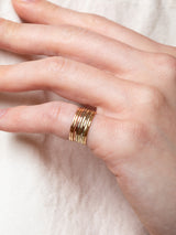 Melissa Joy Manning - 14K Gold Stacking Rings - Size 6 - Verdalina