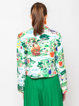 Mii Collections - Fatou Jacket - Toile de Jouy - Verdalina