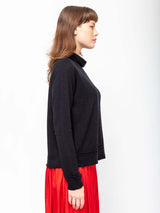 M J Watson - High Neck Pullover - Cashmere & Silk - Verdalina