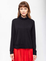 M J Watson - High Neck Pullover - Cashmere & Silk - Verdalina