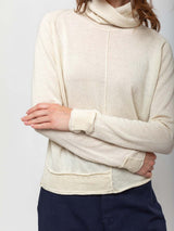 M J Watson - High Neck Pullover - Cashmere & Silk - Verdalina