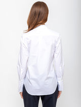 Odeeh - Cotton Button Front Shirt - White - Verdalina