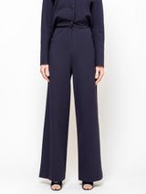 Odeeh - Ponti Knit Pants - Midnight - Verdalina