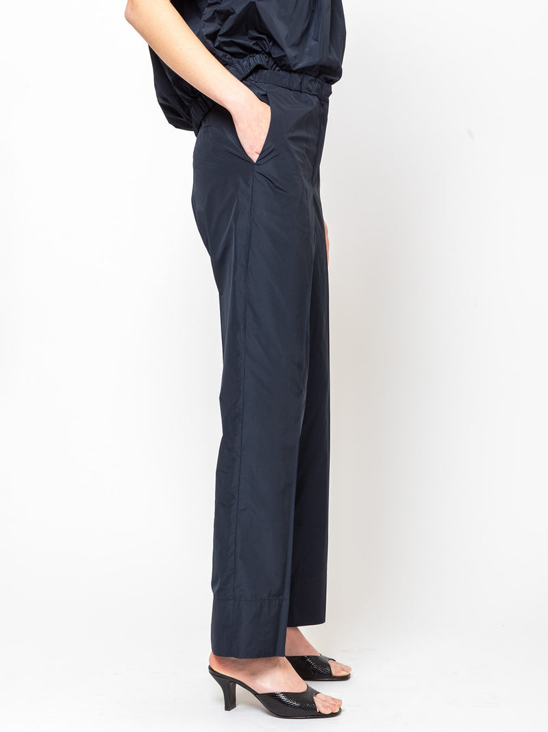 Odeeh - Ultra Light Taffeta Pants - Navy - Verdalina