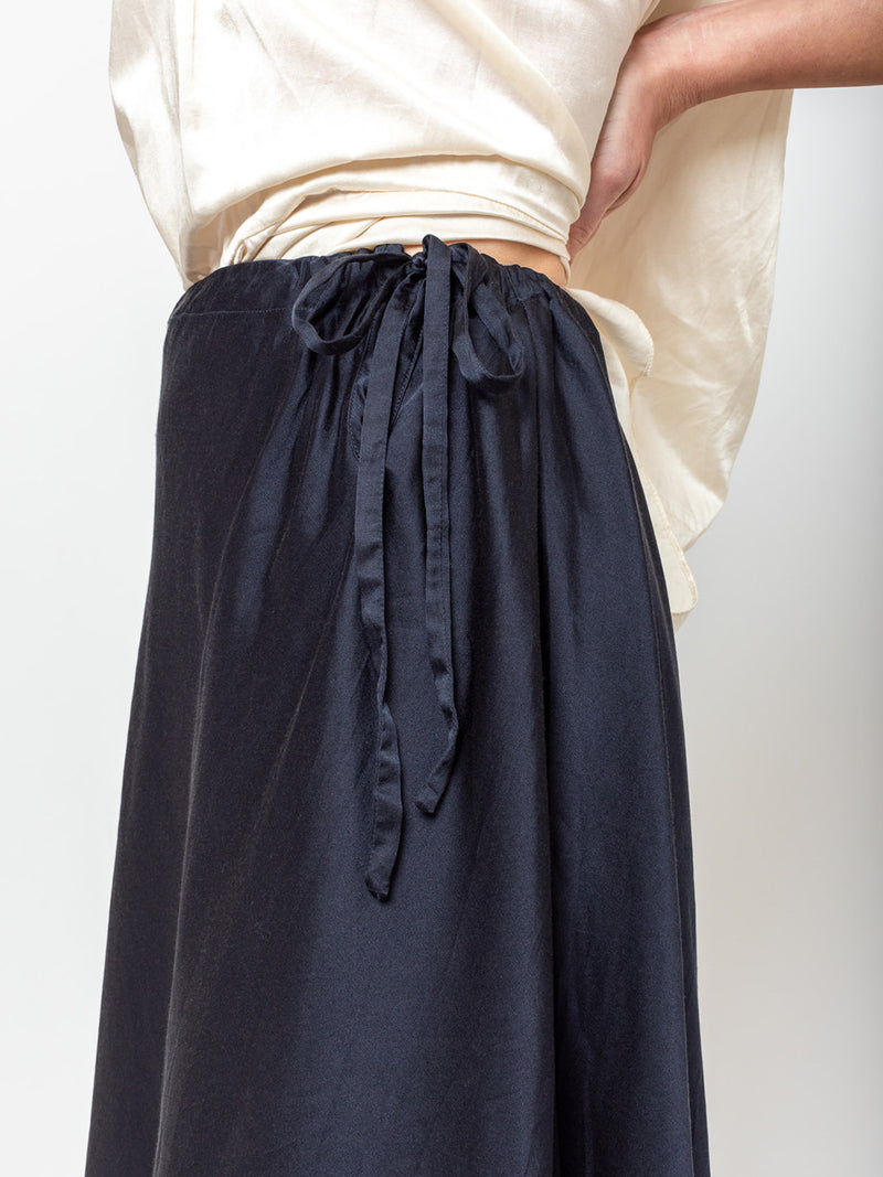 Navy bias cut skirt best sale