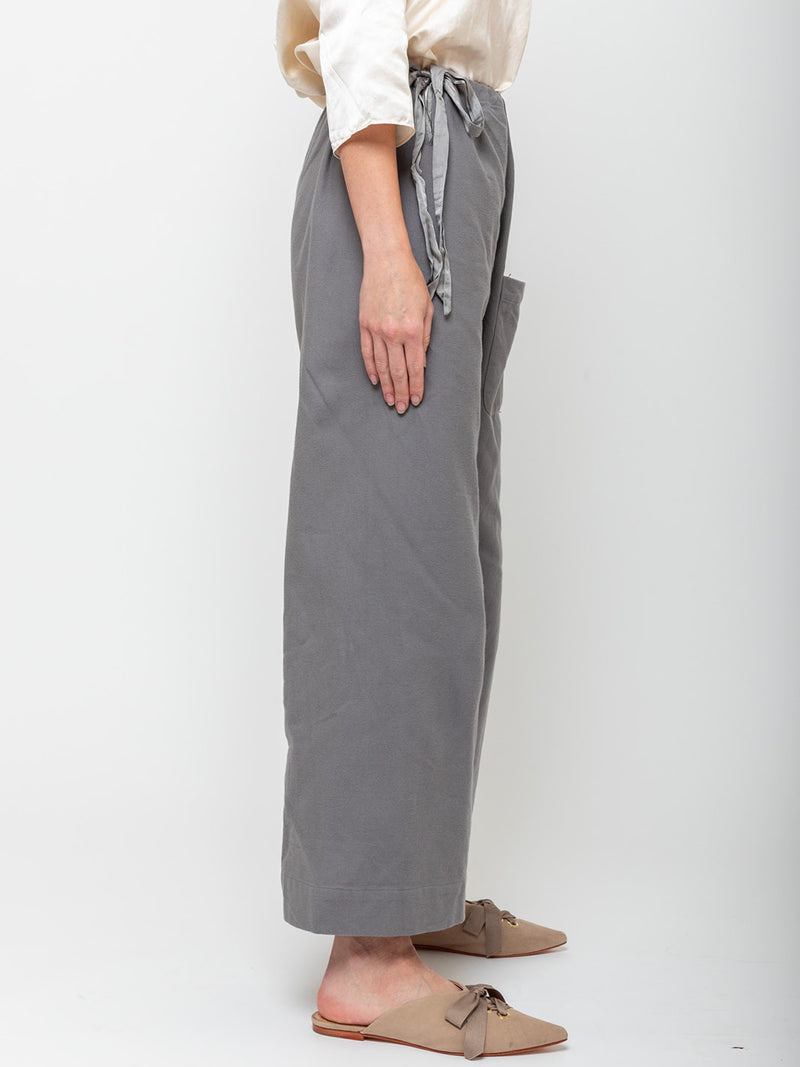 Sula - Wide Leg Japan Pants - Elephant - Verdalina