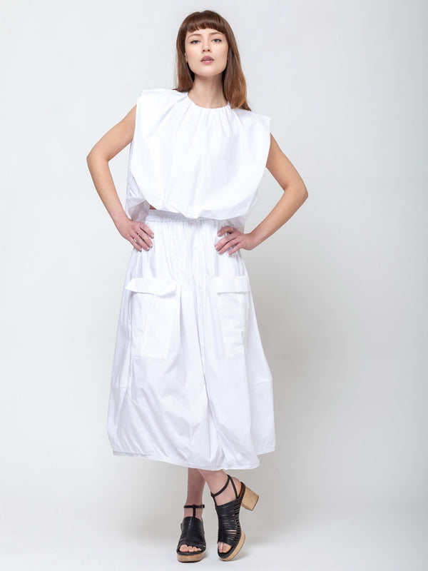 Tela - Guglia Skirt - White - Verdalina