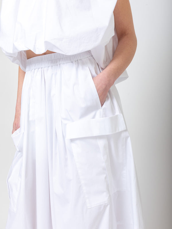 Tela - Guglia Skirt - White - Verdalina