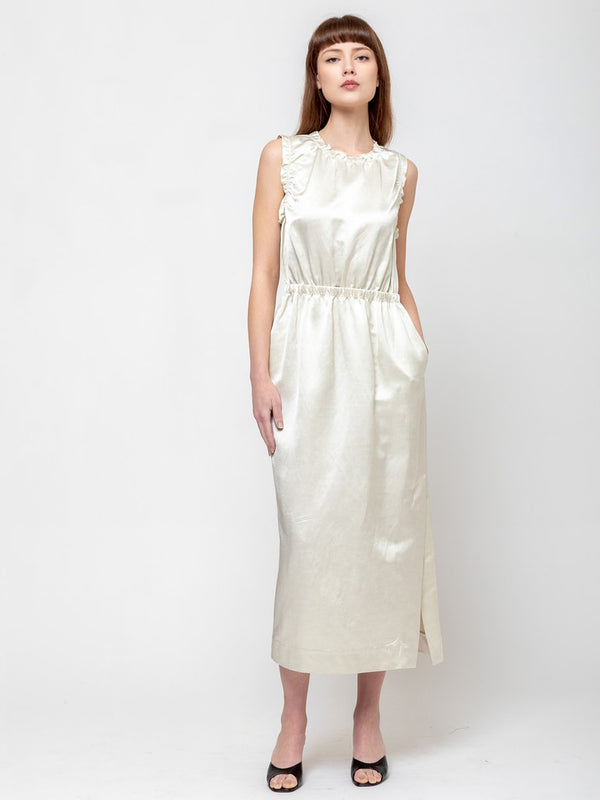 Tela - Emma Dress - Off White - Verdalina