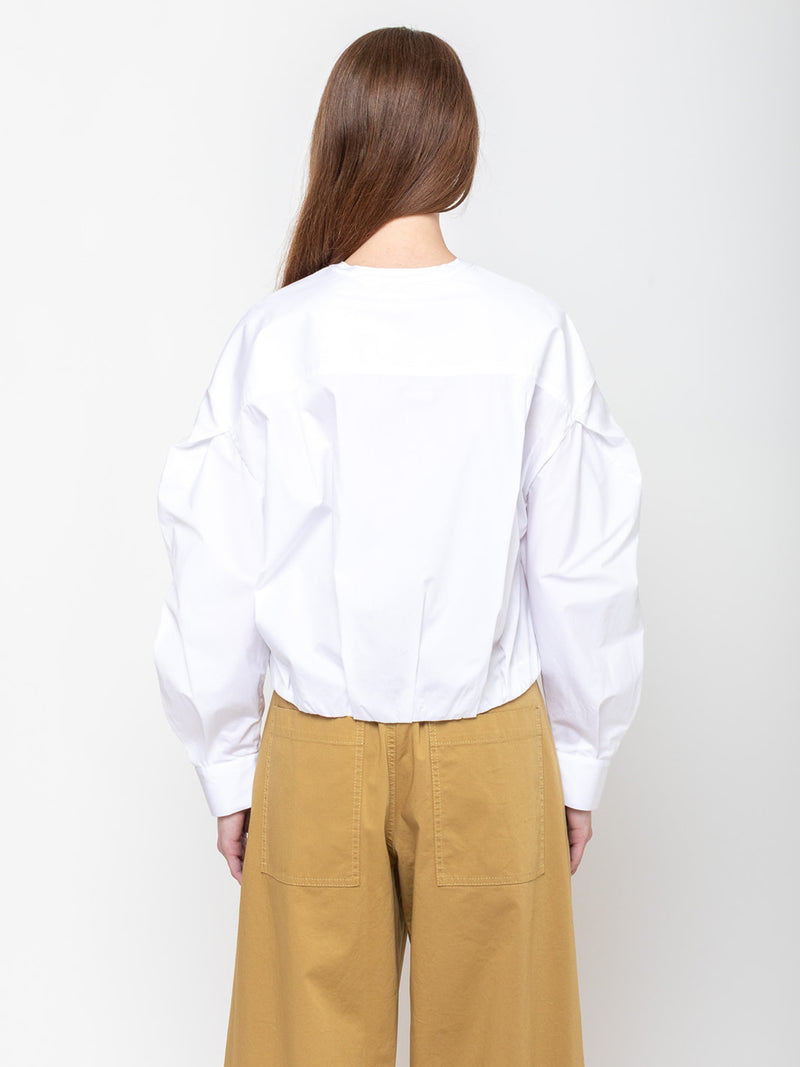 Tela - Ginseng Shirt - White - Verdalina