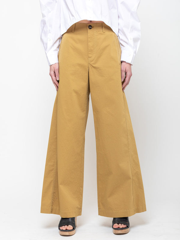 Tela - Vanda Trousers - Khaki - Verdalina